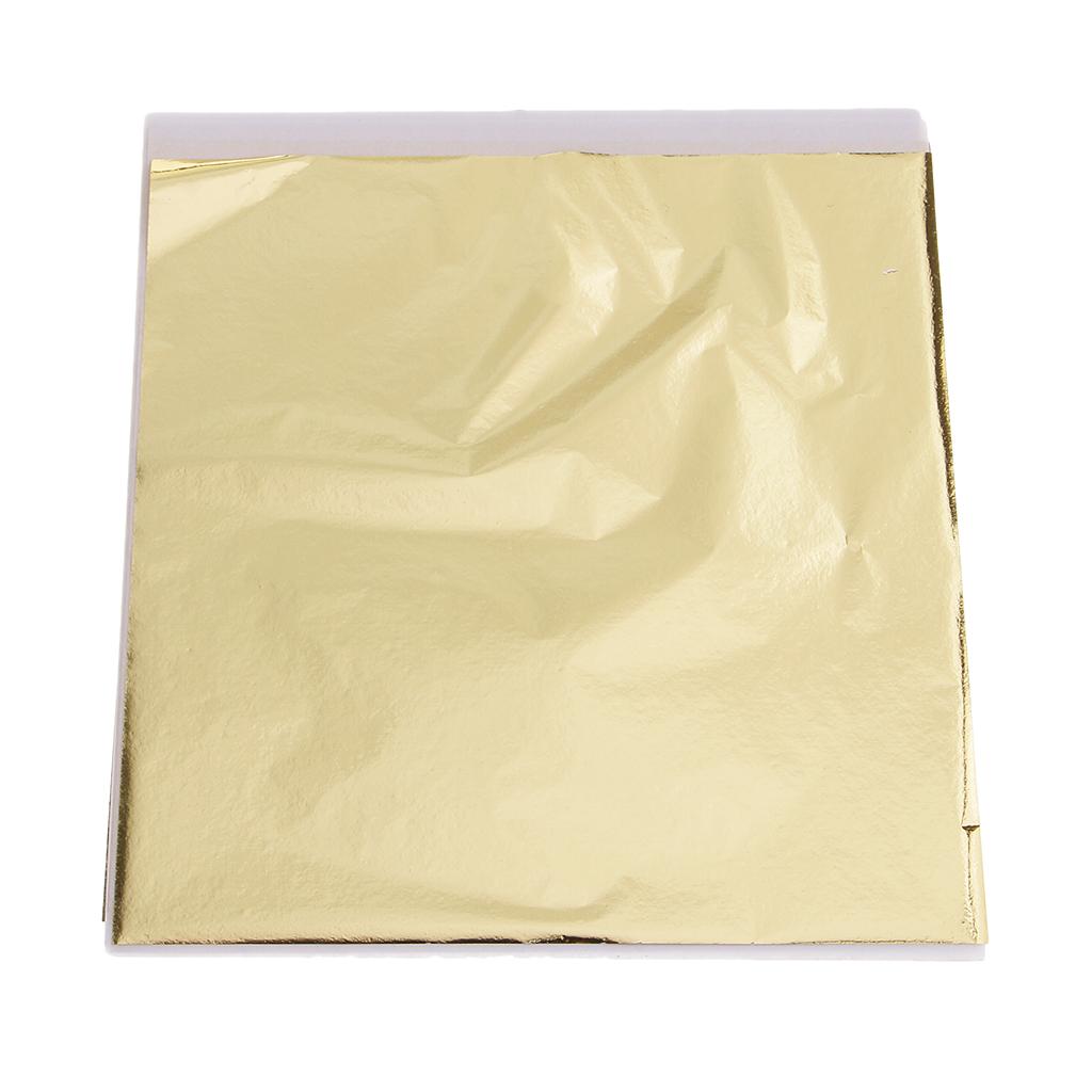 Gold Leaf Foil - 100 hojas de hojas doradas de