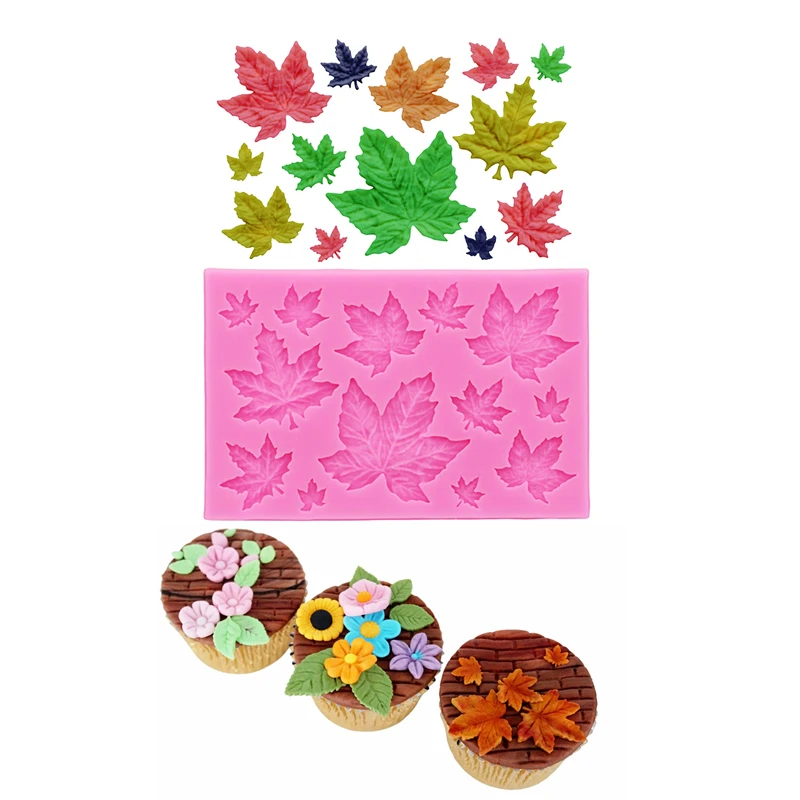 Resin Art Mold - Gj-61 DIY hoja de arce molde
