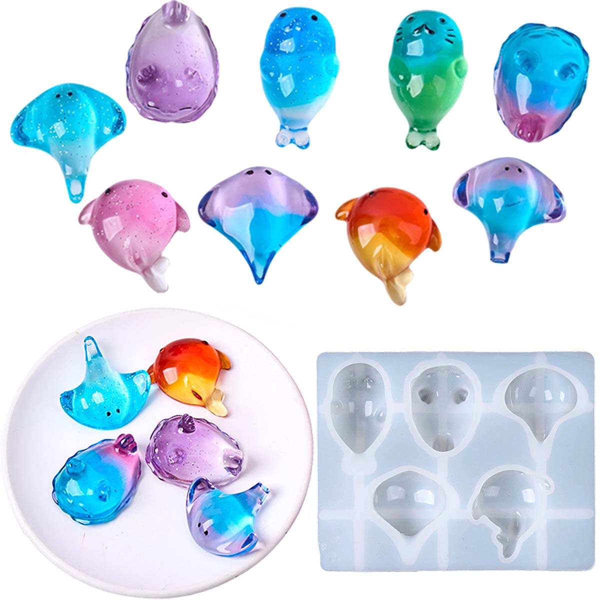 Resin Art Mold - Molde de silicona 3D de rayo