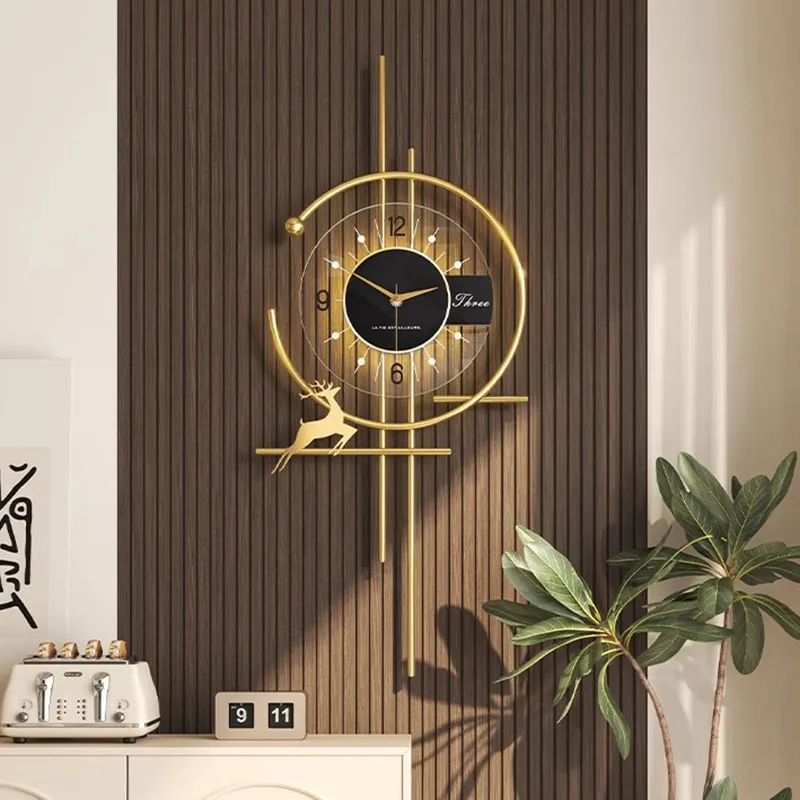Resin Art Wall Clock - Reloj de pared Popular para comedor,