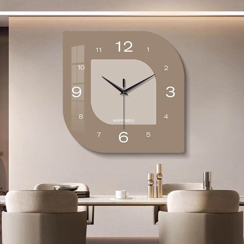 Resin Art Wall Clock - Reloj de pared para restaurante, sala