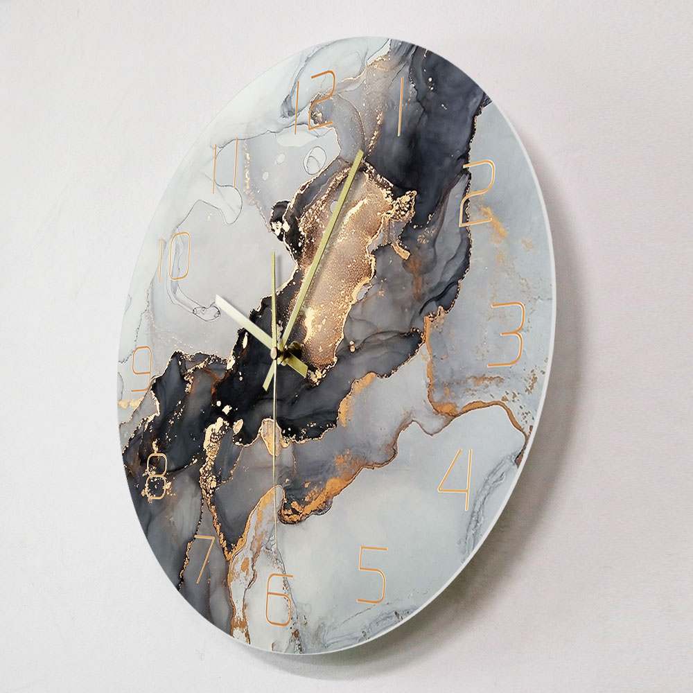 Reloj de pared con estampado d - Resin Art Wall Clock reseña y precio