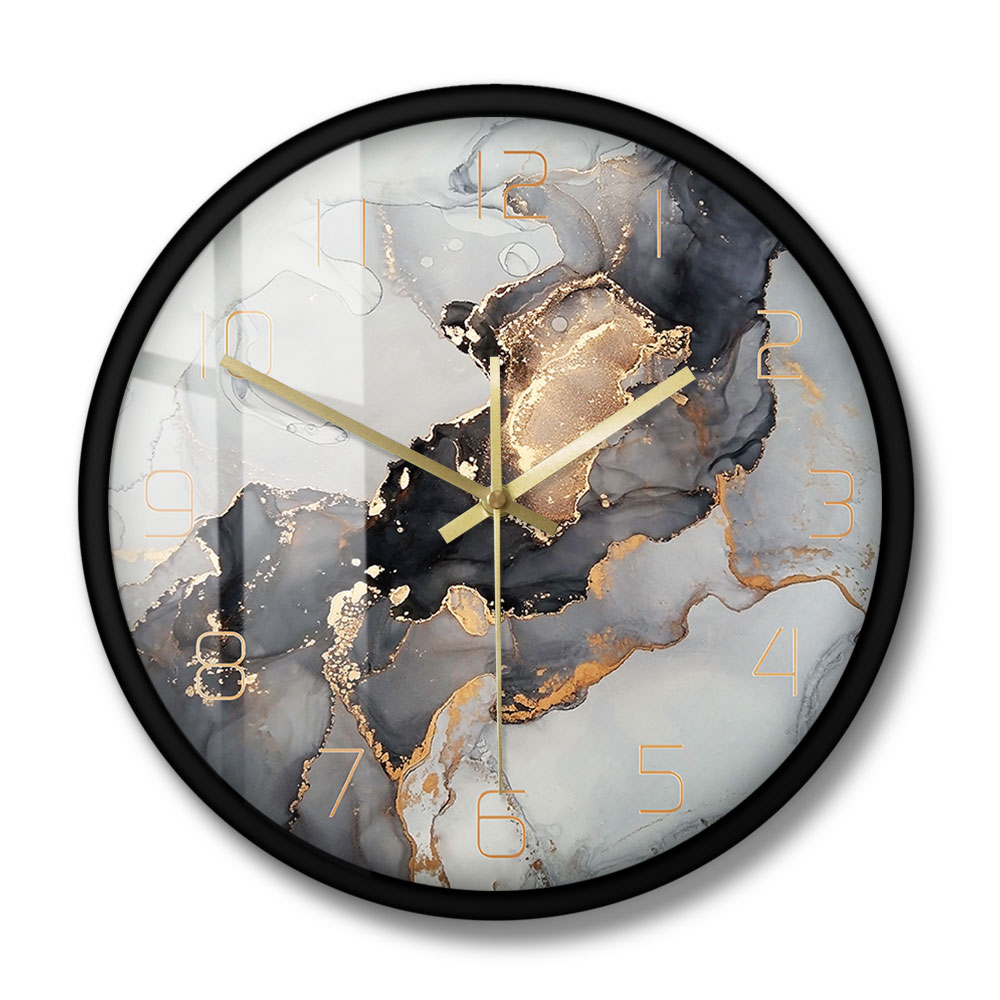 Reloj de pared con estampado d - Resin Art Wall Clock reseña y precio