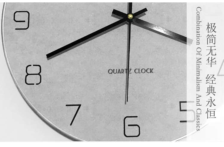 Reloj de pared redondo gris, d - Resin Art Wall Clock reseña y precio