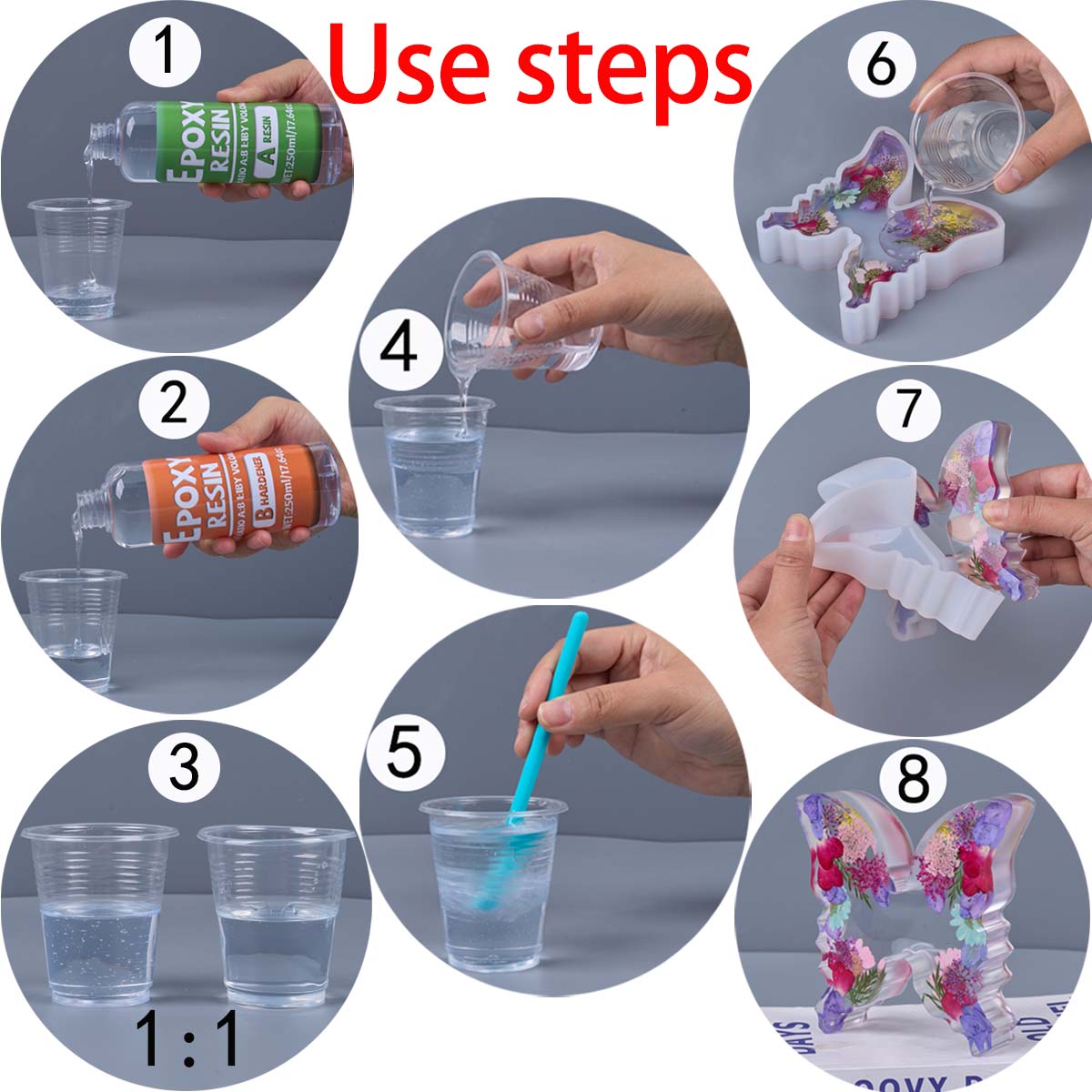 Kit de resina Epoxy con relaci - Resin Art Tools reseña y precio