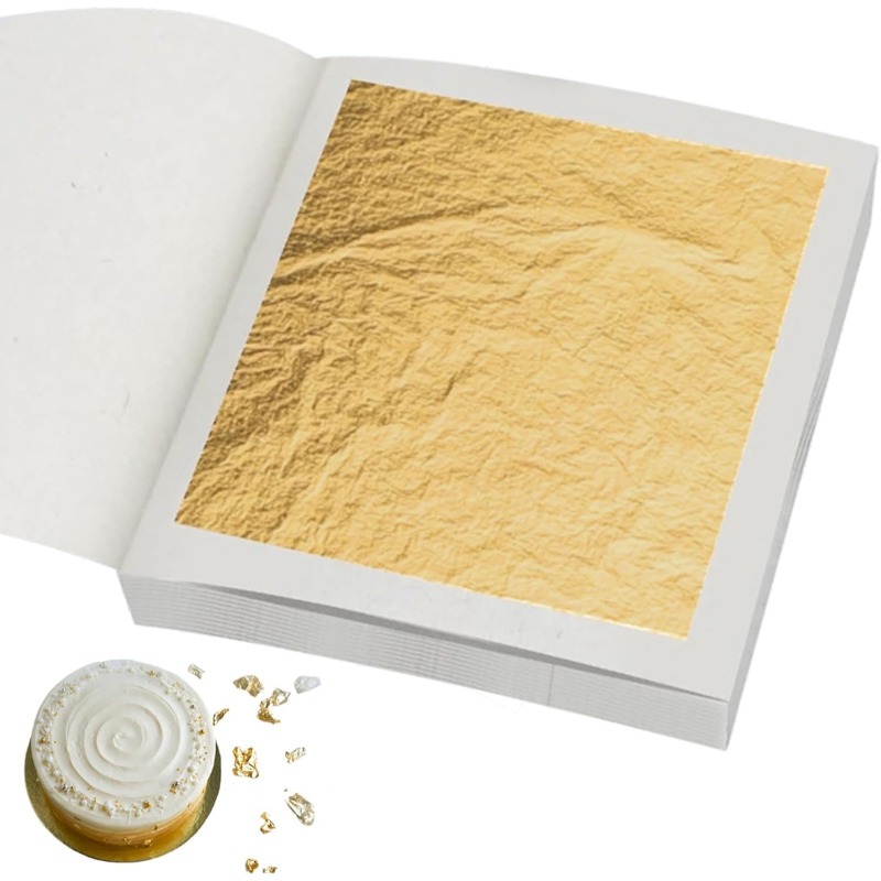Láminas de Oro Real de 24K en  - Gold Leaf Foil reseña y precio