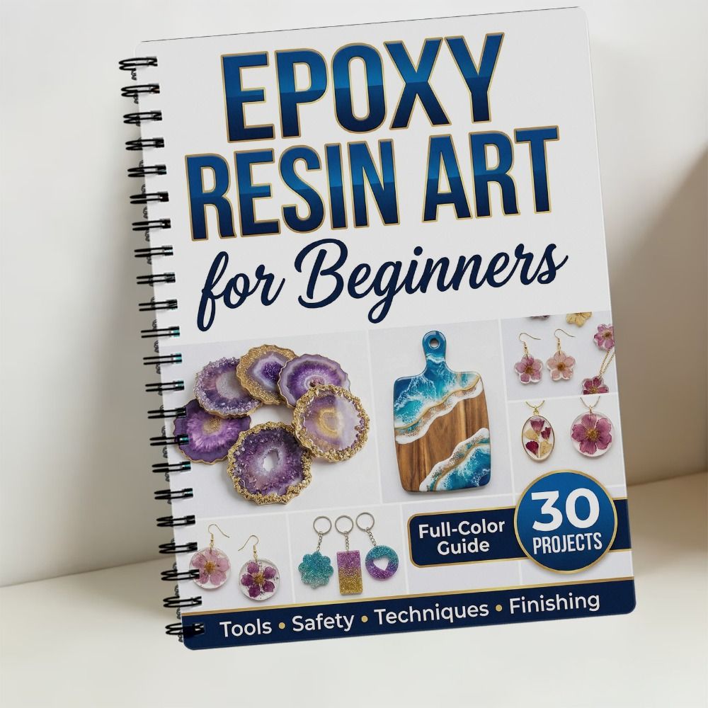 Manual de Arte con Resina Epox - Resin Art For Beginner reseña y precio