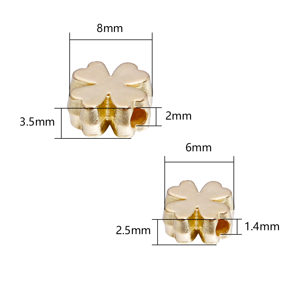 100-200 Uds trébol de cuatro h - Gold Leaf Foil reseña y precio