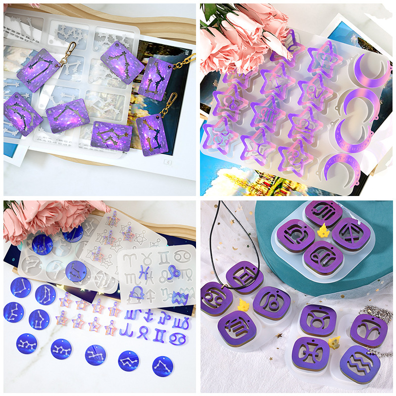 4 estilos de moldes de resina  - Resin Art Tools reseña y precio