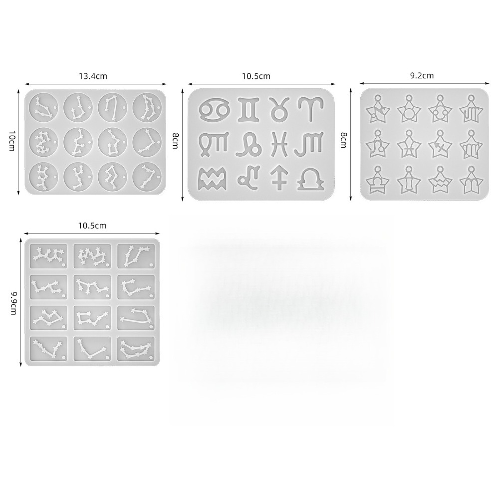 4 estilos de moldes de resina  - Resin Art Tools reseña y precio