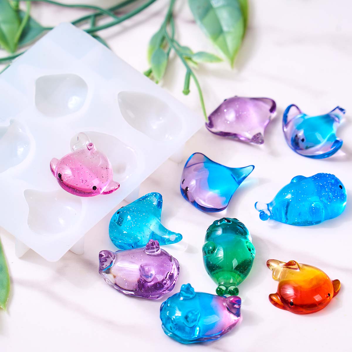 Molde de silicona 3D de rayo m - Resin Art Mold reseña y precio