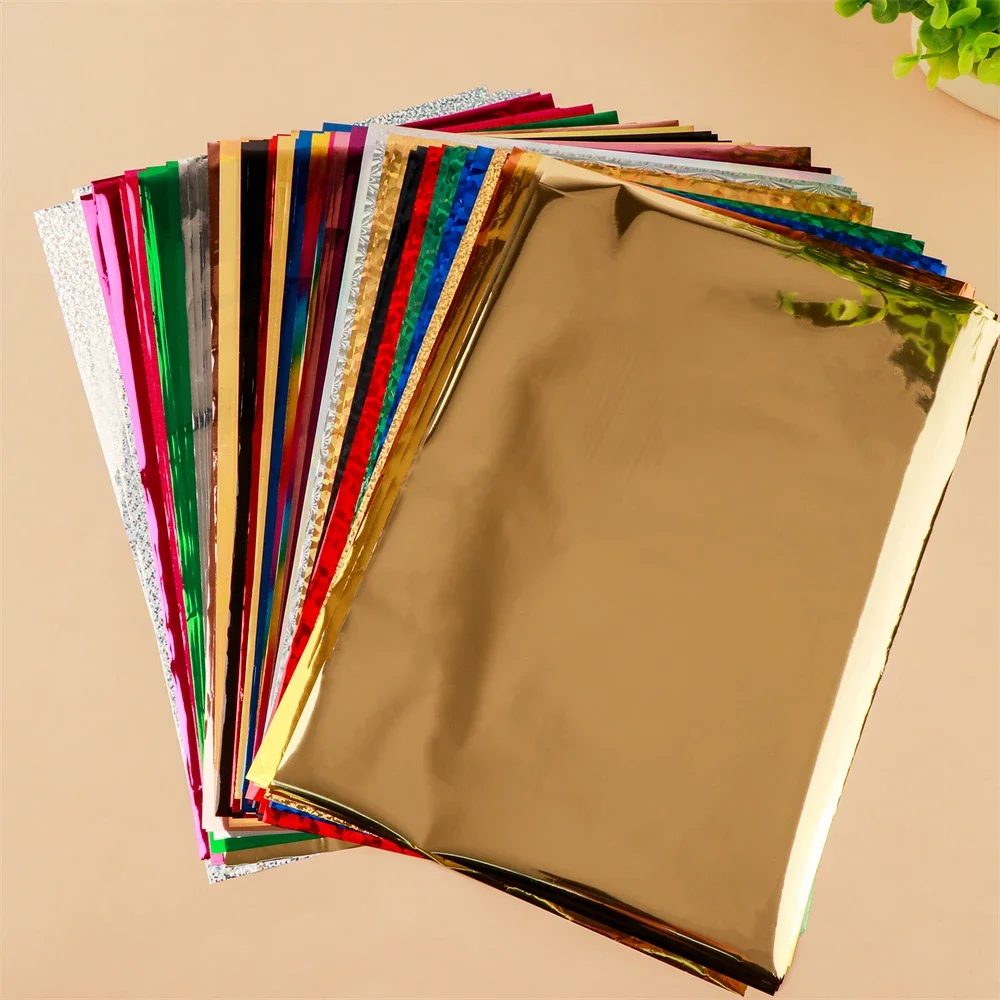 100 unids/pack lámina reactiva - Gold Leaf Foil reseña y precio