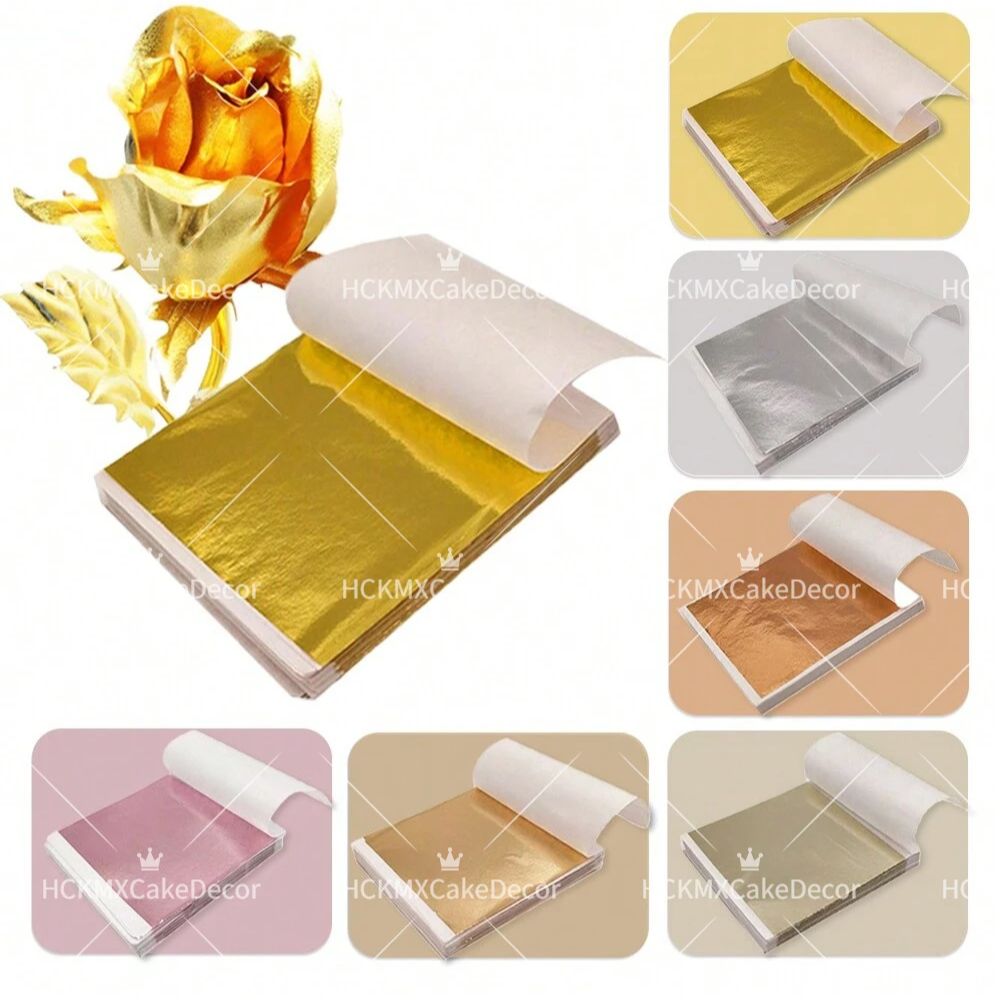100 Hojas de Papel Metálico Im - Gold Leaf Foil reseña y precio