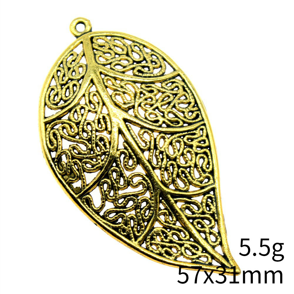 6 piezas de dijes de hoja de 5 - Gold Leaf Foil reseña y precio