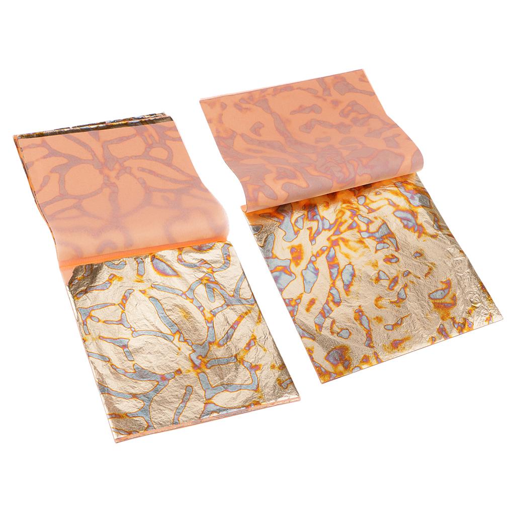 Hojas de hojas de oro de imita - Gold Leaf Foil reseña y precio