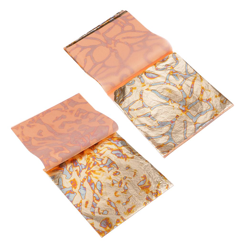 Hojas de hojas de oro de imita - Gold Leaf Foil reseña y precio
