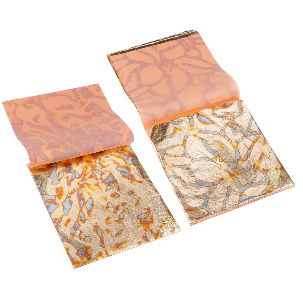 Hojas de hojas de oro de imita - Gold Leaf Foil reseña y precio